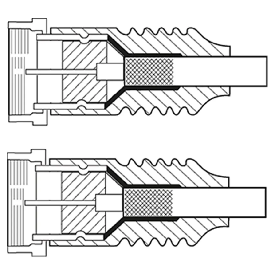 F-kabel Hvid - 15 m