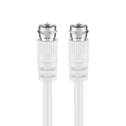F-kabel Hvid - 2,5 m