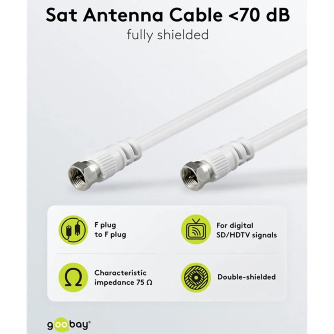 F-kabel klasse A - 20 m