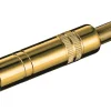 Forgyldt 6,3 mm hunstik Stereo