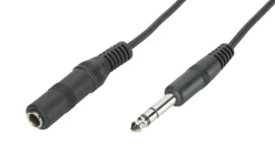 Forlængerledning 6,3 mm 5 m