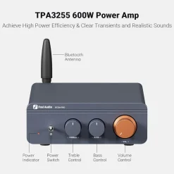Fosi Audio forstærker med Bluetooth 2x100 W