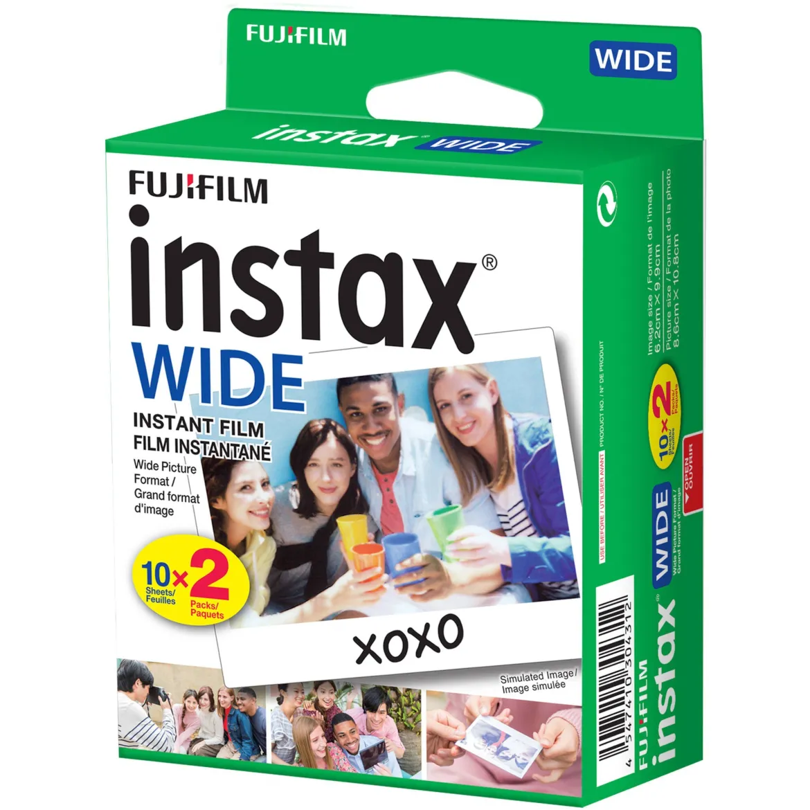 Fujifilm Instax Wide film - 20-pak