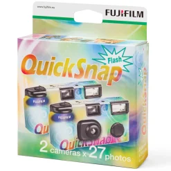 Fujifilm QuickSnap Flash Engangskamera 27 billeder 2-pakke