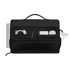 Gaston Luga Däsh Cushioned Briefcase 16" computertaske, Sort