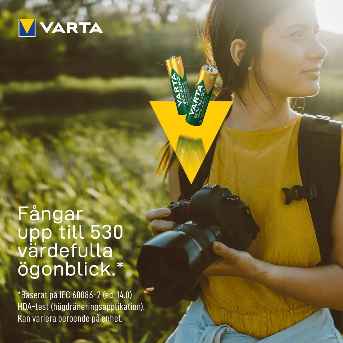 Genopladelige AA-batterier Varta Recharge Accu 2600 mAh - 4-pak