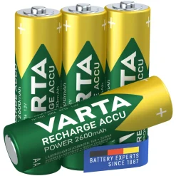 Genopladelige AA-batterier Varta Recharge Accu 2600 mAh - 4-pak