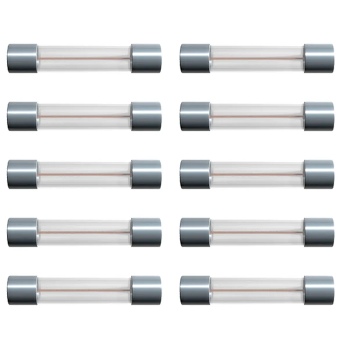 Glasrørssikring 6x32 mm 8 A Træg - Træg (T) 10-pakke