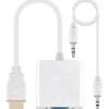 Goobay HDMI til VGA-adapter, 1080p@60Hz, Hvid