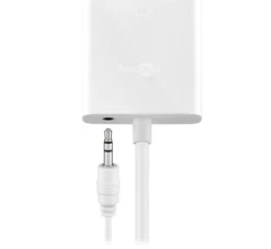 Goobay HDMI til VGA-adapter, 1080p@60Hz, Hvid