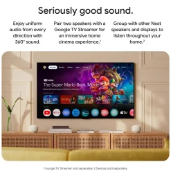 Google Home Speaker – smart højttaler med Gemini, Porcelain