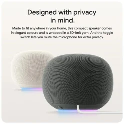 Google Home Speaker – smart højttaler med Gemini, Porcelain