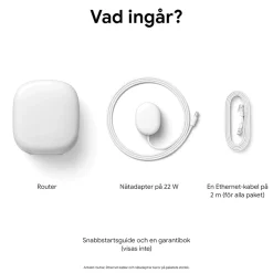 Google Nest Wifi Pro AXE4200 1-pakke