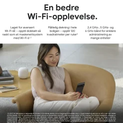 Google Nest Wifi Pro AXE4200 3-pakke