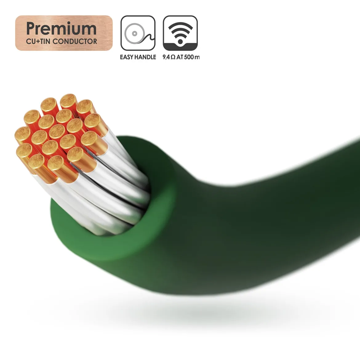 Grimsholm Fortinnet Signalkabel Premium - 25m