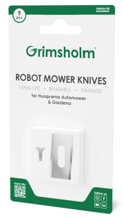 Grimsholm knive og skruer til Automower - 9-pak