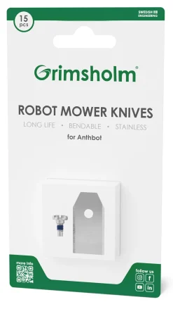 Grimsholm Knive og Skruer til Anthbot - 15-pak