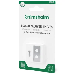 Grimsholm Robotplæneklipperknive til Worx Landroid - 12-pack