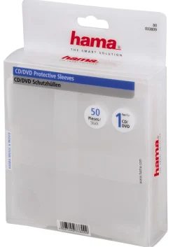 Hama CD/DVD-lomme med låg 50-pakke