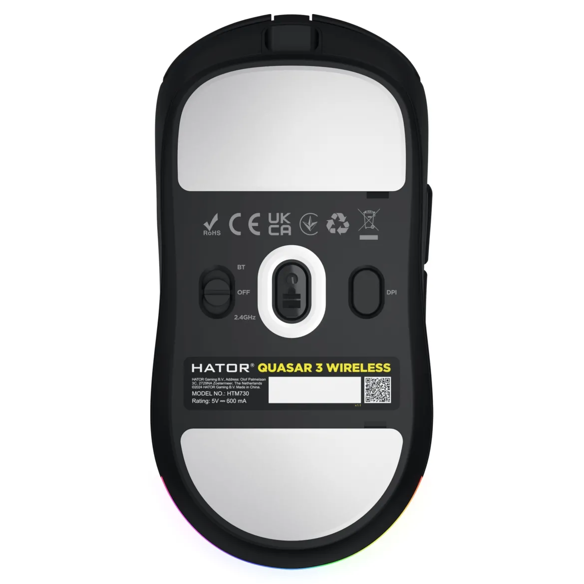 HATOR Quasar 3 Wireless trådløs gamingmus