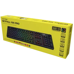 HATOR Skyfall 100 Pro trådløst gaming-tastatur, Sort