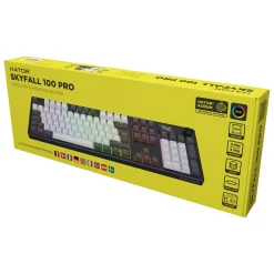 HATOR Skyfall 100 Pro trådløst gaming-tastatur, Hvid