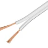 Højttalerkabel OFC 2,5 mm² Hvid - 25 m