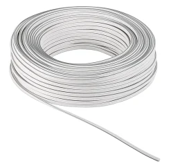 Højttalerkabel OFC 2,5 mm² Hvid - 25 m