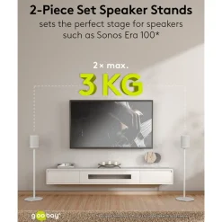 Højttalerstativ til Sonos Era 100 2-pakning - Hvid