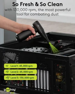 Håndblæser Superior - 180W - sort