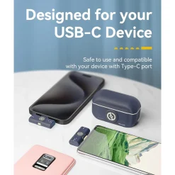 Hollyland LARK M2 Mini Combo trådløst mikrofonsystem, Kamera + USB-C