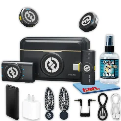Hollyland LARK M2 Mini Combo trådløst mikrofonsystem, Kamera + USB-C