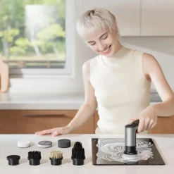 HOTO Grip genopladelig rengøringsbørste