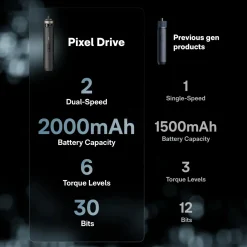 HOTO PixelDrive trådløs skruemaskine 6 Nm