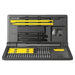 HOTO Precision Screwdriver Kit Pro, elektrisk mejselsæt, 48 dele