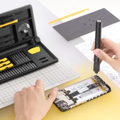 HOTO Precision Screwdriver Kit Pro, elektrisk mejselsæt, 48 dele