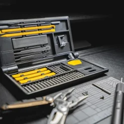HOTO Precision Screwdriver Kit Pro, elektrisk mejselsæt, 48 dele