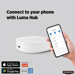 Housegard Luma trådløs sirene med repeaterfunktion