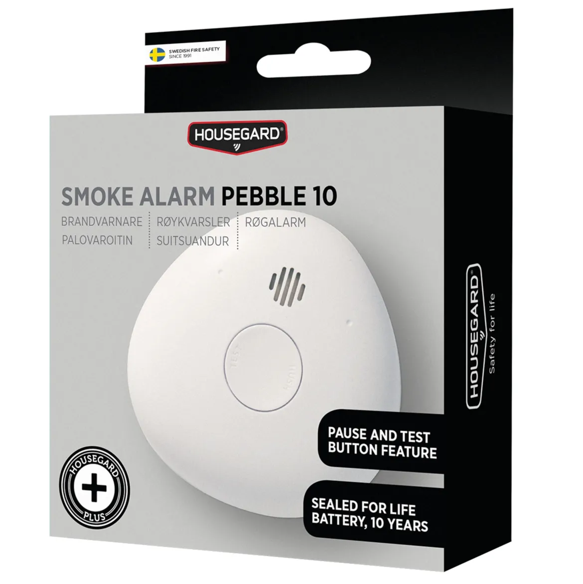 Housegard Pebble 10 Optisk røgalarm