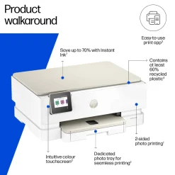 HP Envy Photo 7230 alt-i-en-printer - Hvid