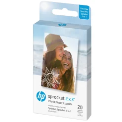 HP Zink papir - 20-pak 5x7,6 cm