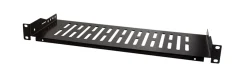 19"-hylde Sort 1U