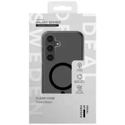 IDEAL OF SWEDEN Clear MagSafe Case til Galaxy S24/S25, Tinted Black