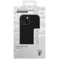 IDEAL OF SWEDEN Silicone MagSafe Cover - mobilcover til iPhone 13, 14, 15 og 16. - Sort