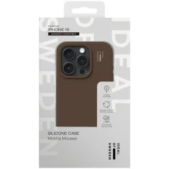 IDEAL OF SWEDEN Silikone MagSafe Cover - mobilcover til iPhone 16 - Mocha Mousse