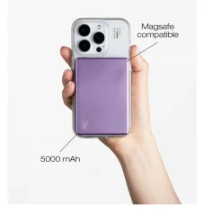 IDEAL OF SWEDEN Slim Powerbank MagSafe 5000 mAh, Lavender Milk