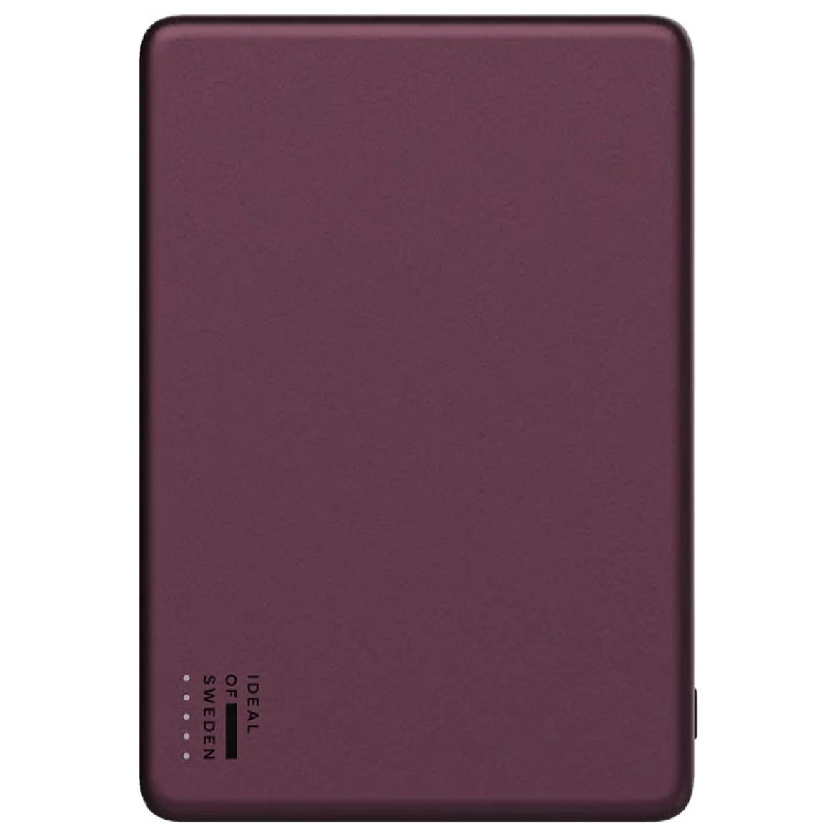 IDEAL OF SWEDEN Slim Powerbank MagSafe 5000 mAh, Cherry Lacquer