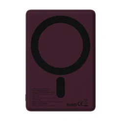 IDEAL OF SWEDEN Slim Powerbank MagSafe 5000 mAh, Cherry Lacquer