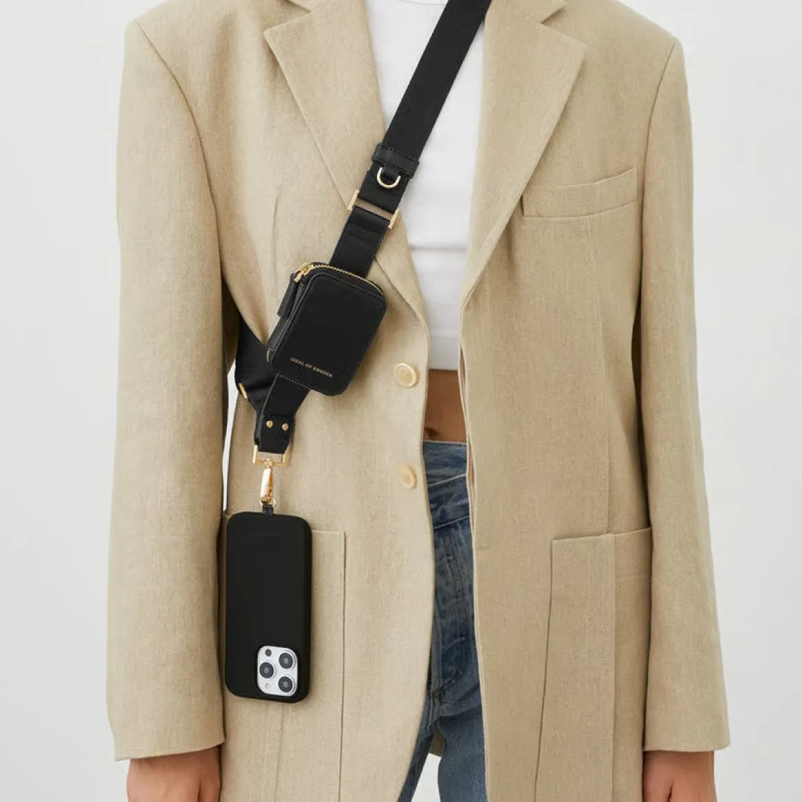 IDEAL OF SWEDEN Utility Phone Strap, Sort