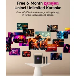 Ikarao Shell S3 Bærbar karaoke maskine med 7